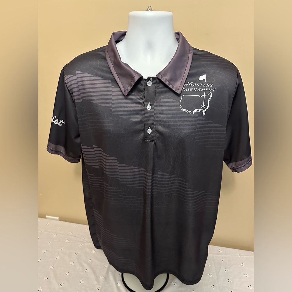 Masters Golf Tournament Performance Tech Polo XL Titleist PGA  Stretch